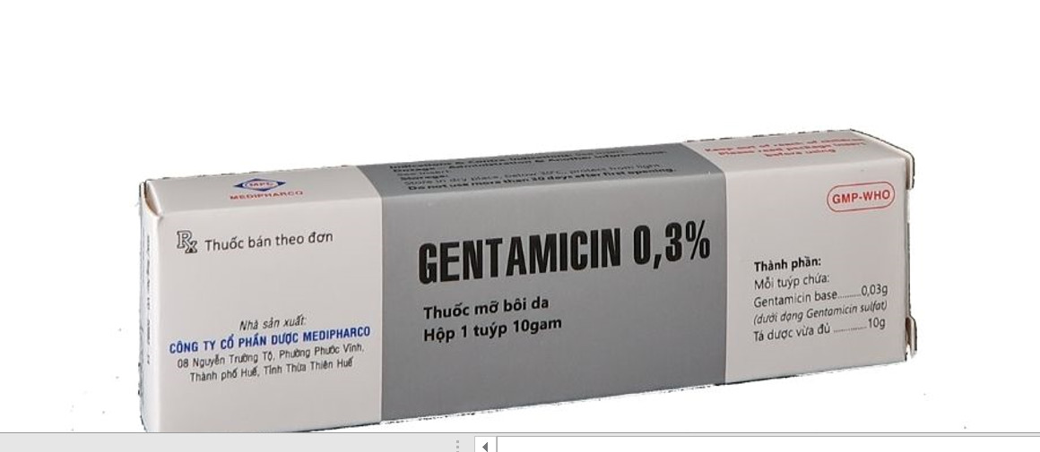 Gentamicin da 0,3%